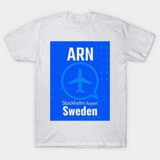 Stockholm blue night T-Shirt